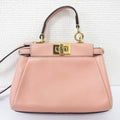 Fendi Micro Peekaboo 2-Way Shoulder Bag Pink
