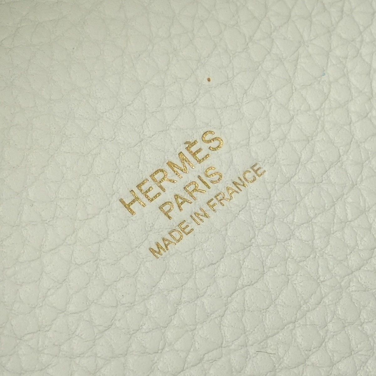 Hermes Picotin Lock PM 18 PM Tote Bag Taurillon Clemence White Gold — view 7