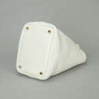 Hermes Picotin Lock PM 18 PM Tote Bag Taurillon Clemence White Gold — view 4