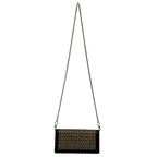Bottega Veneta Intrecciato Chain Wallet Shoulder Bag Gold Colored Black — view 6