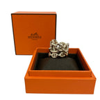 Hermes Chaine D'ancre Enchainee GM Ring 925 53 Silver — view 8