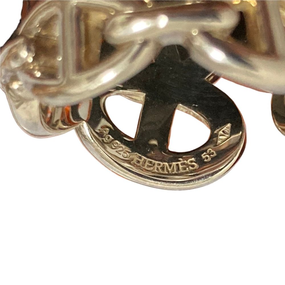 Hermes Chaine D'ancre Enchainee GM Ring 925 53 Silver — view 6