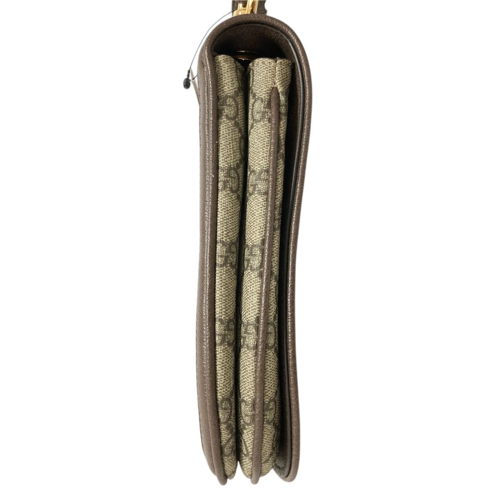 Gucci Blondie GG Supreme Shoulder Bag Beige Brown — view 3