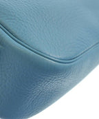 Hermes Sako (1998) Shoulder Bag Blue — view 8