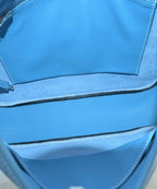 Hermes Sako (1998) Shoulder Bag Blue — view 3