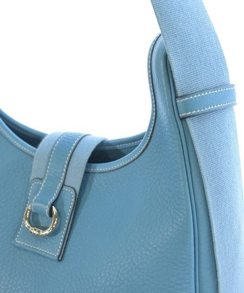 Hermes Sako (1998) Shoulder Bag Blue — view 6