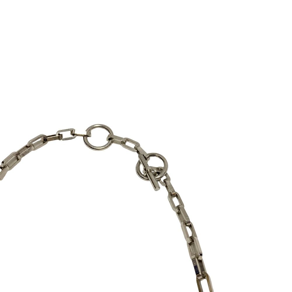 Loewe Palladium Hammered Spoon Necklace Silver Colored — view 3