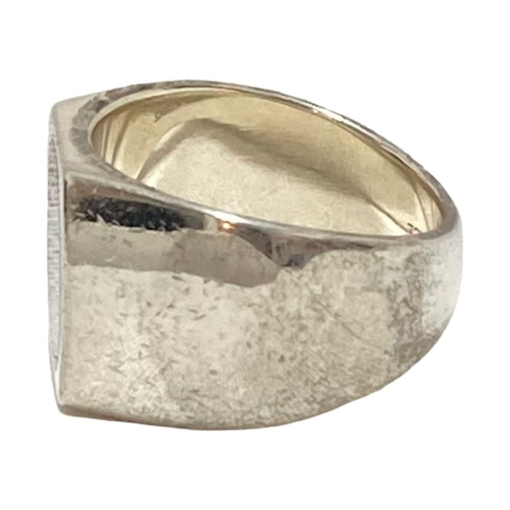 Louis Vuitton Bague Fleur Monogram Ring L Silver — view 5