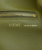 Loewe Leather Squeeze Medium Handbag Khaki — view 4