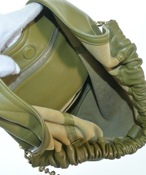 Loewe Leather Squeeze Medium Handbag Khaki — view 3