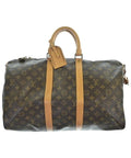 Louis Vuitton Monogram Keepall Bandouliere 45 Boston Bag