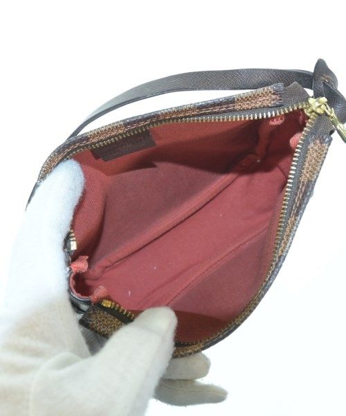 Louis Vuitton Damier Trousse Makeup Handbag Brown — view 3