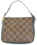 Louis Vuitton Damier Trousse Makeup Handbag Brown
