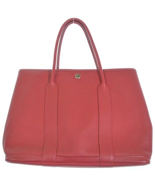 Hermes Garden Party PM (2014) Tote Bag Red — view 2