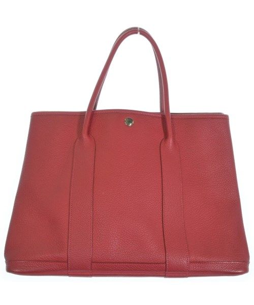 Hermes Garden Party PM (2014) Tote Bag Red