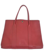 Hermes Garden Party PM (2014) Tote Bag Red