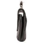 Saint Laurent Paris Carre Medium Leather 2-Way Chain Shoulder Bag Black — view 4