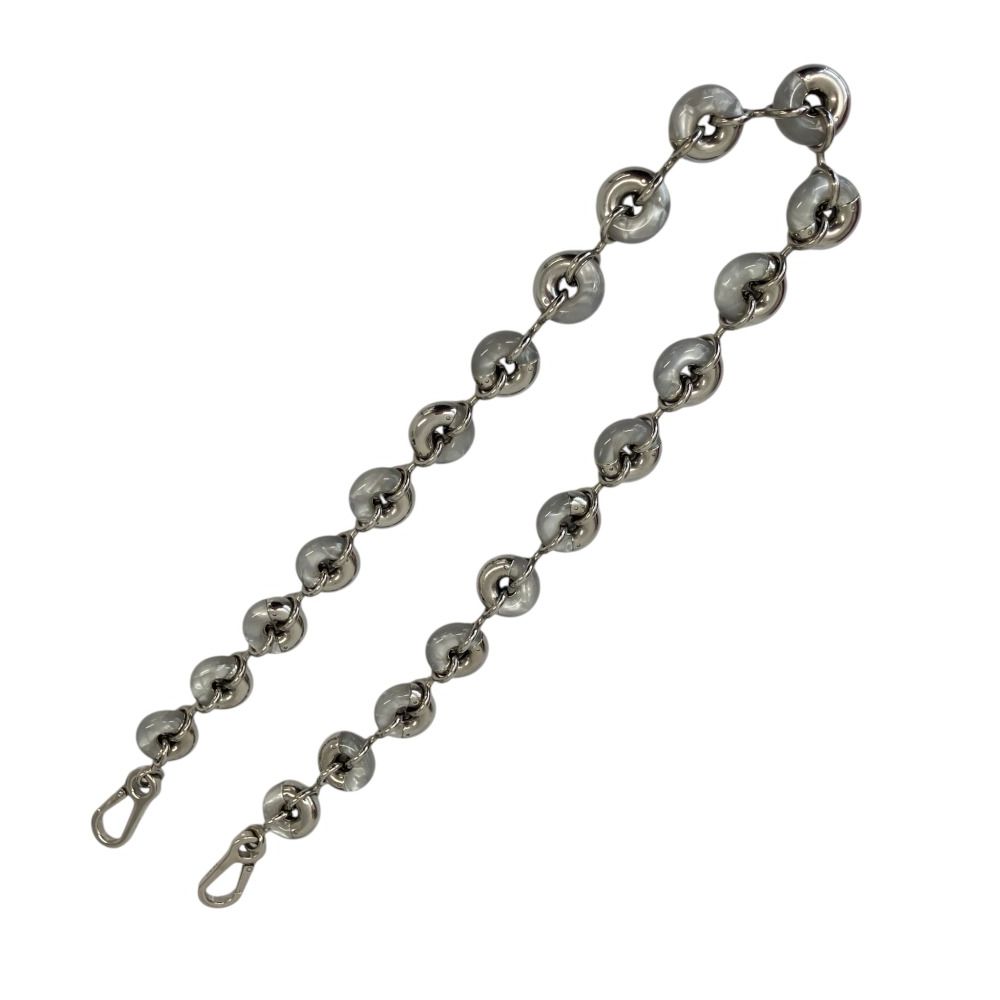Loewe Shoulder Strap Nacre for Donut Chain Bag Palladium Silver Colored