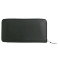 Hermes Azap Long Classic Black Silver Chevre Wallet