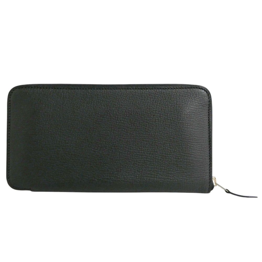 Hermes Azap Long Classic Black Silver Chevre Wallet