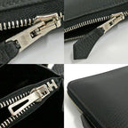 Hermes Azap Long Classic Black Silver Chevre Wallet — view 8