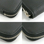 Hermes Azap Long Classic Black Silver Chevre Wallet — view 7