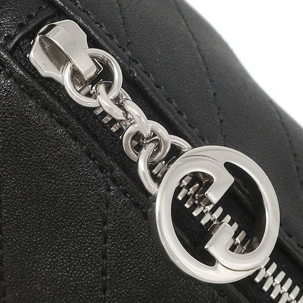 Gucci Shoulder Bag Blondie Leather Black Silver Interlocking — view 5