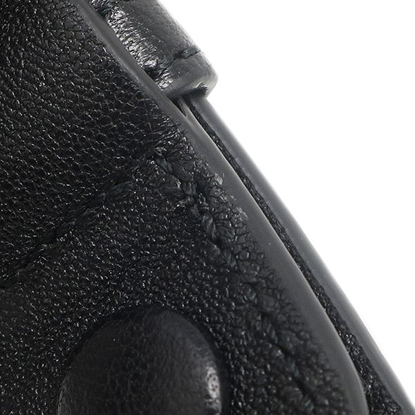Gucci Shoulder Bag Blondie Leather Black Silver Interlocking — view 8