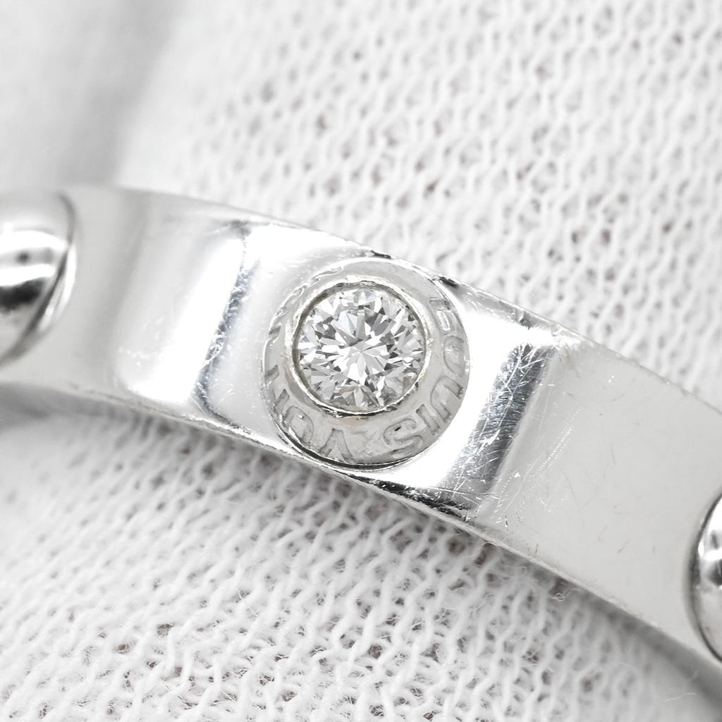 Louis Vuitton Ring Petite Bague Crew Diamond White Gold — view 7