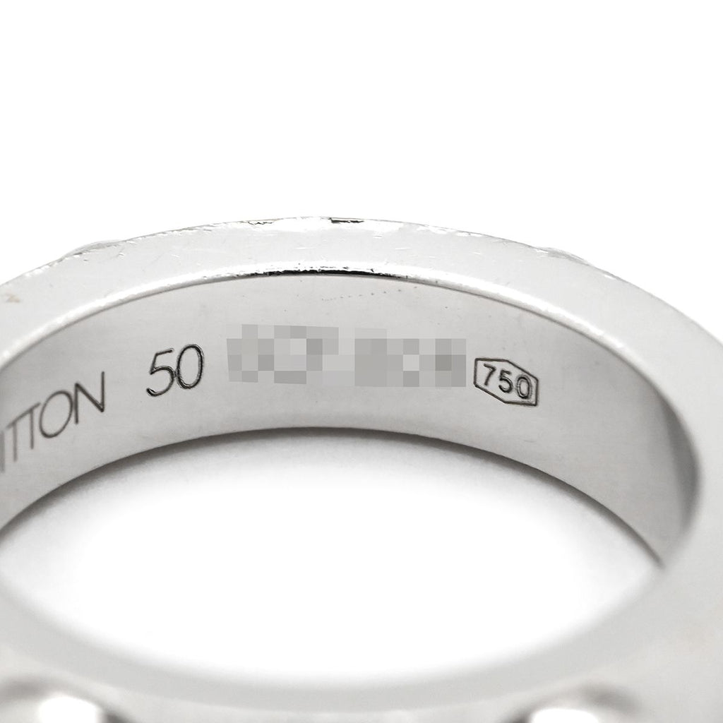 Louis Vuitton Ring Petite Bague Crew Diamond White Gold — view 5