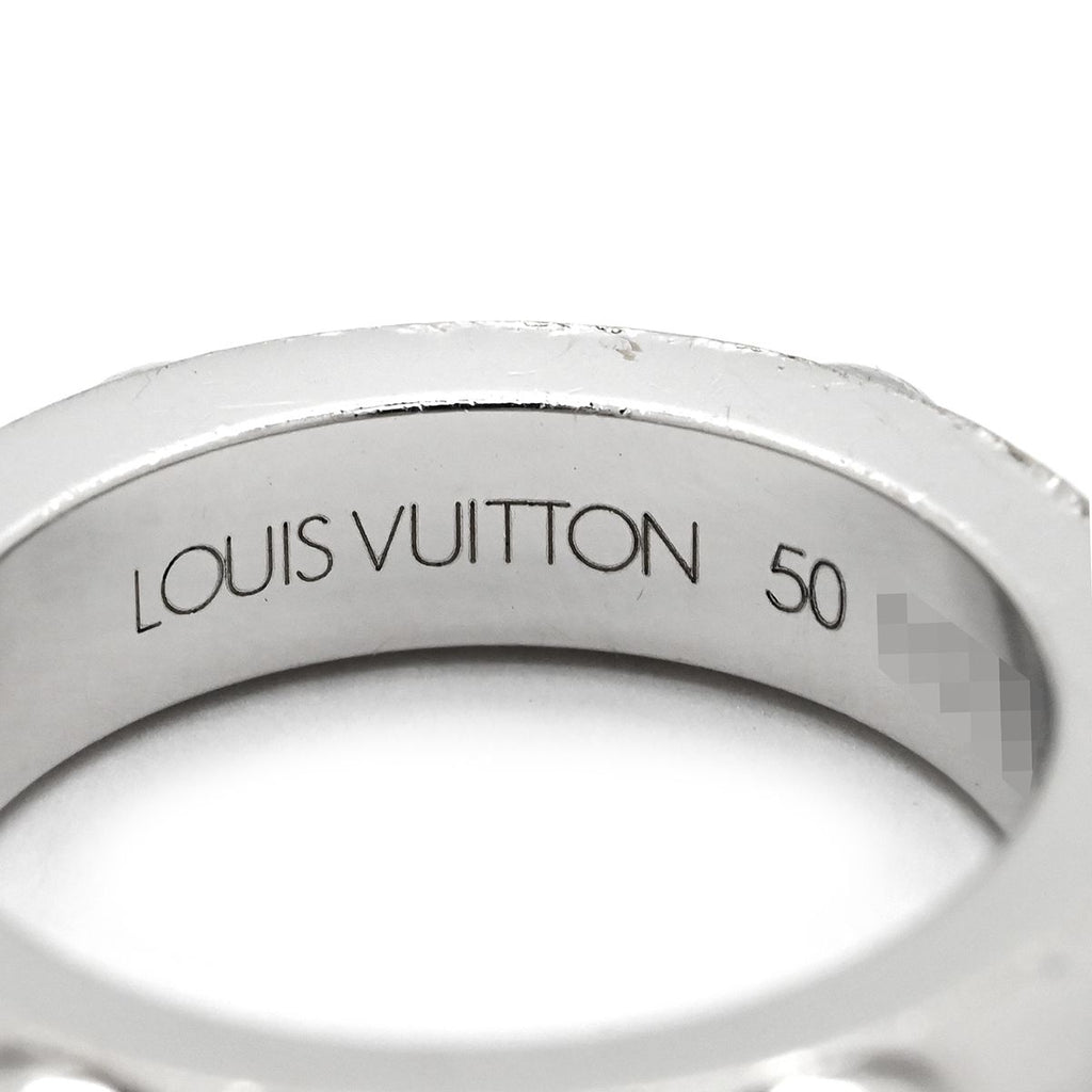 Louis Vuitton Ring Petite Bague Crew Diamond White Gold — view 6