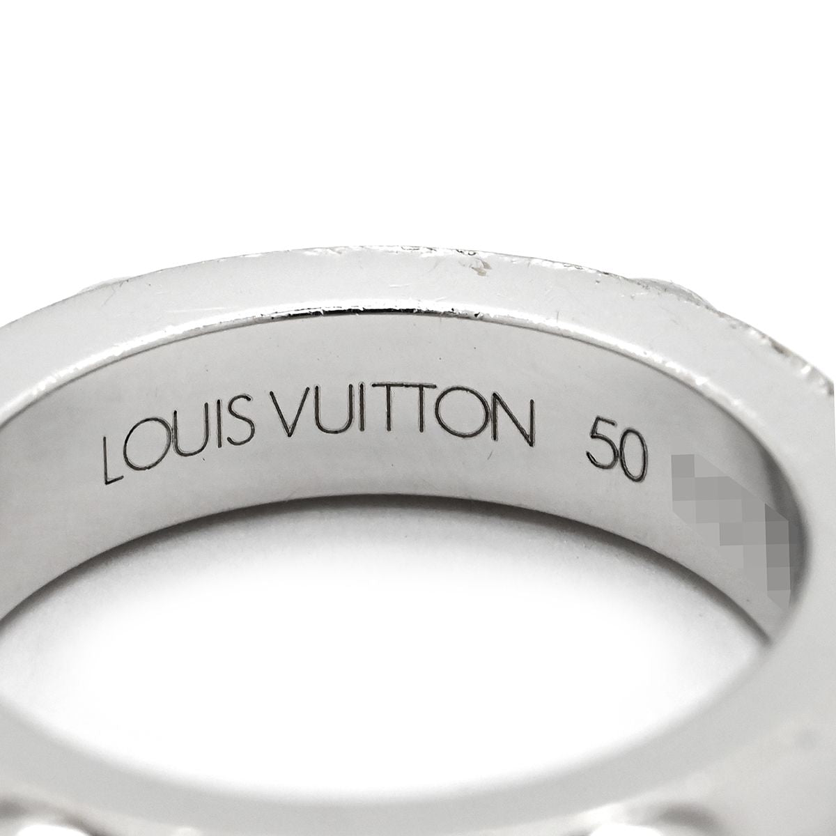 Louis Vuitton Ring Petite Bague Crew Diamond White Gold — view 6
