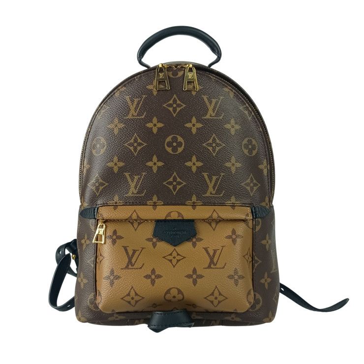 Louis Vuitton Backpack Palm Springs PM Brown Monogram Reverse Gold