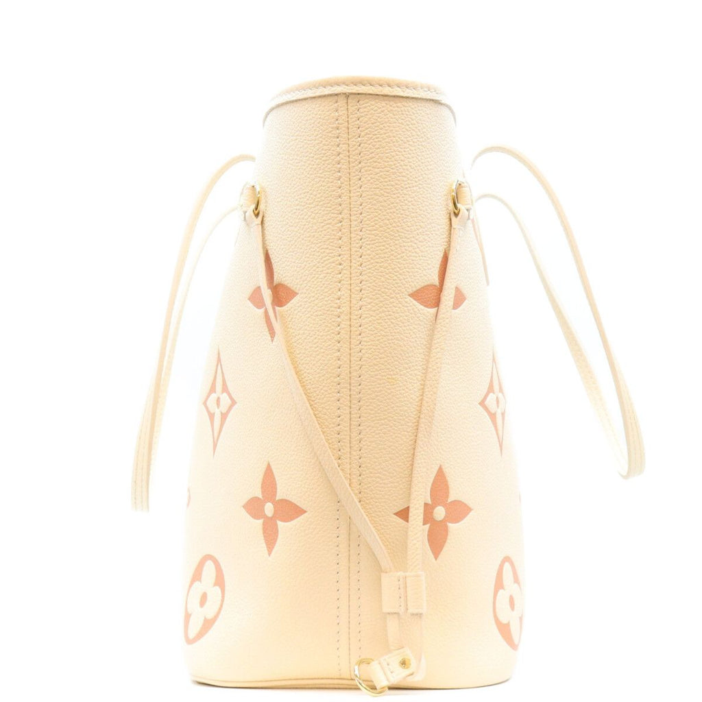 Louis Vuitton Empreinte Cream Rose Trianon Neverfull MM Tote Bag — view 2