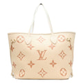 Louis Vuitton Empreinte Cream Rose Trianon Neverfull MM Tote Bag