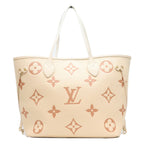 Louis Vuitton Empreinte Cream Rose Trianon Neverfull MM Tote Bag