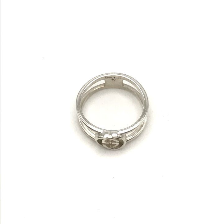 Gucci Interlocking G Ring Silver — view 4