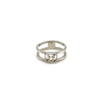 Gucci Interlocking G Ring Silver — view 2