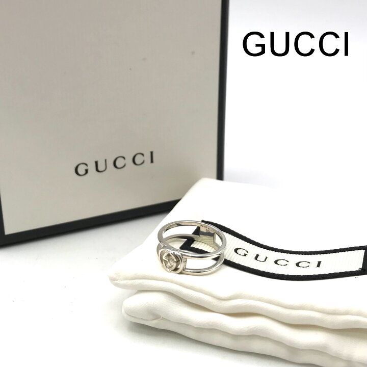 Gucci Interlocking G Ring Silver