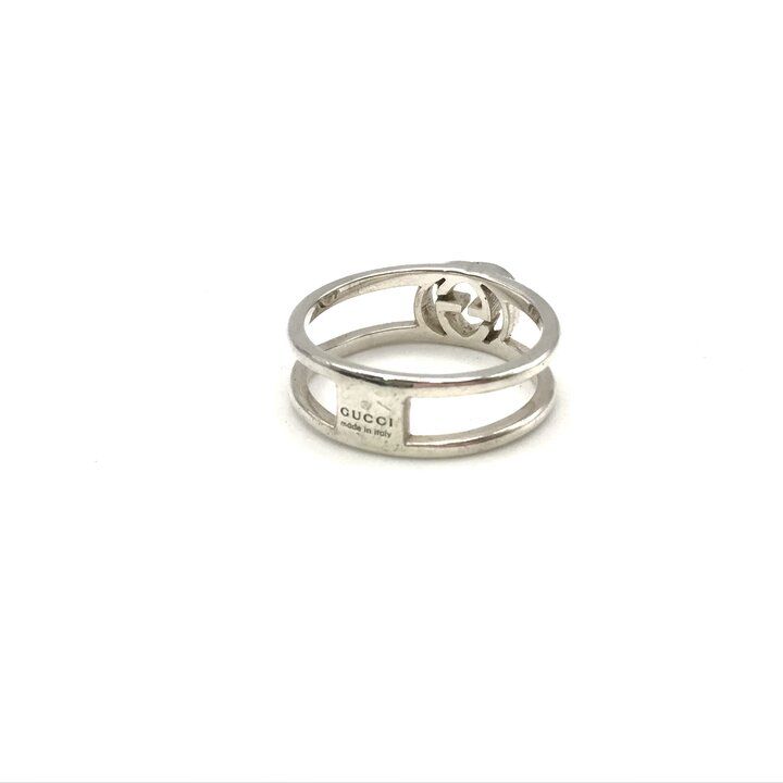 Gucci Interlocking G Ring Silver — view 3