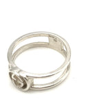 Gucci Interlocking G Ring Silver — view 6