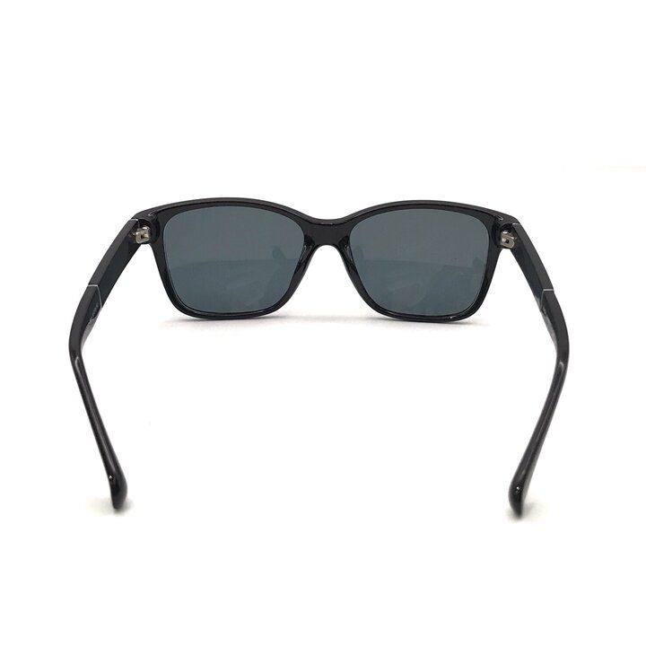 Chanel CC Logo Sunglasses Eyewear Black Silver — view 4
