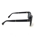 Chanel CC Logo Sunglasses Eyewear Black Silver — view 3