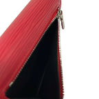 Louis Vuitton Trifold Wallet Epi Portefeuille Koala Rouge Leather — view 4
