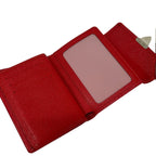 Louis Vuitton Trifold Wallet Epi Portefeuille Koala Rouge Leather — view 3