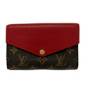 Louis Vuitton Snap Wallet Monogram Portefeuille Pallas Compact Cerise Leather