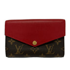 Louis Vuitton Snap Wallet Monogram Portefeuille Pallas Compact Cerise Leather