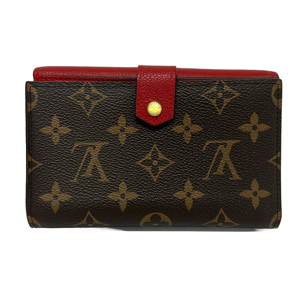 Louis Vuitton Snap Wallet Monogram Portefeuille Pallas Compact Cerise Leather — view 2