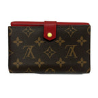Louis Vuitton Snap Wallet Monogram Portefeuille Pallas Compact Cerise Leather — view 2