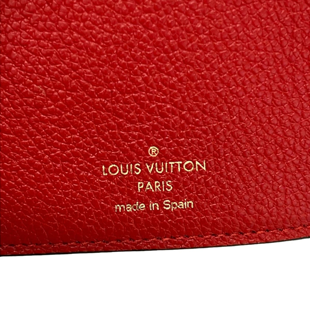 Louis Vuitton Snap Wallet Monogram Portefeuille Pallas Compact Cerise Leather — view 5